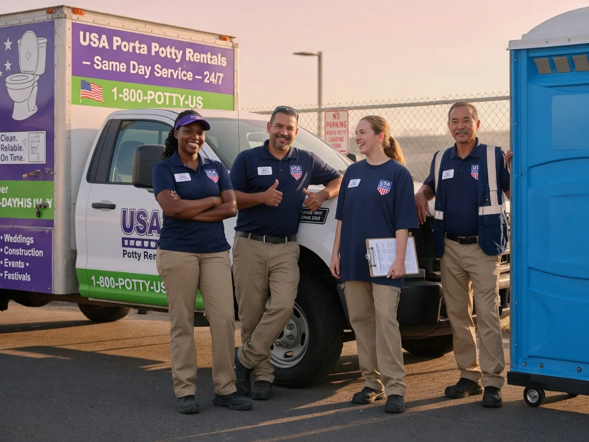 Porta Potty Rental company in Little York, IL