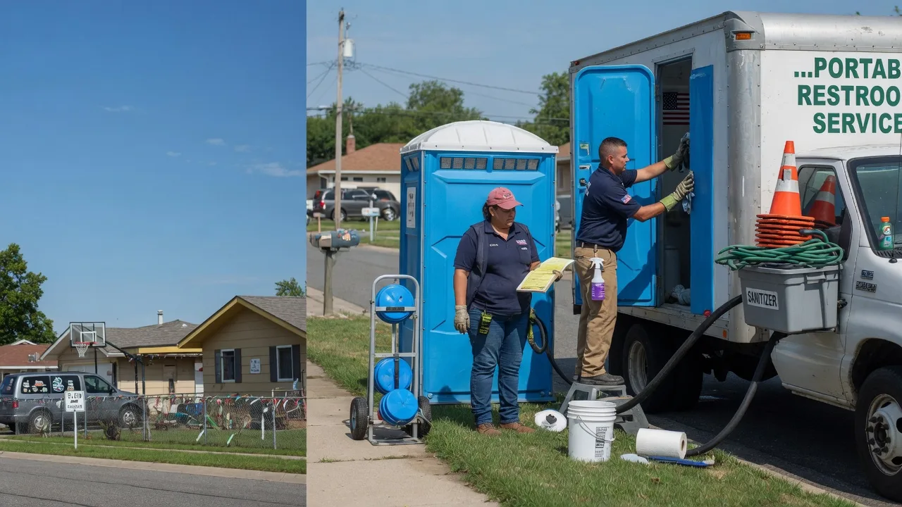 Portable Toilet Rental in Little York, IL near me
